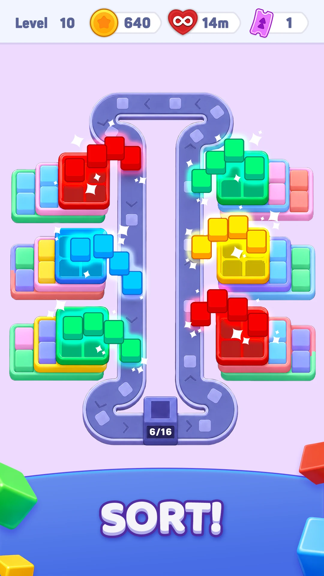 Color Cube Match: Sort Puzzle screenshot